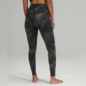 Lululemon Align High-Rise Pant 28" - Diamond Dye Graphite Grey Bronze Green